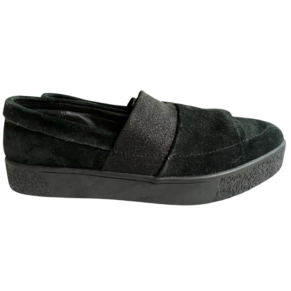 Taryn Rose “Greta” TRO523 Black Leather Slip‑On Loafers Women’s US 9.5